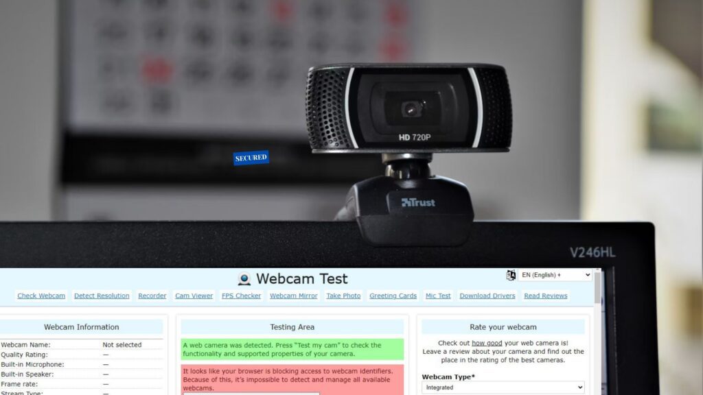 Ensure that you have not made any changes to the settings of your webcam