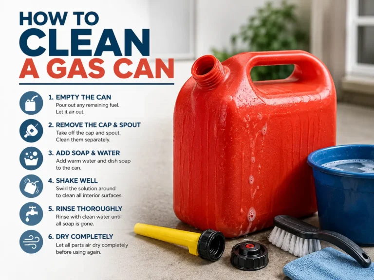 How to Clean a Gas Can