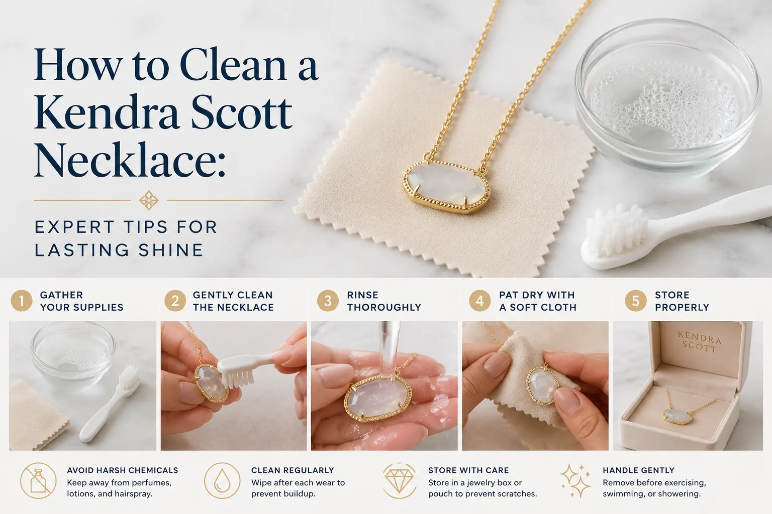 How to Clean a Kendra Scott Necklace Expert Tips for Lasting Shine